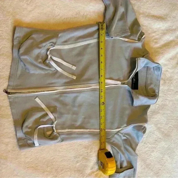 MARC CAIN cotton blend  zippered jacket top SZ M - Picture 16 of 17